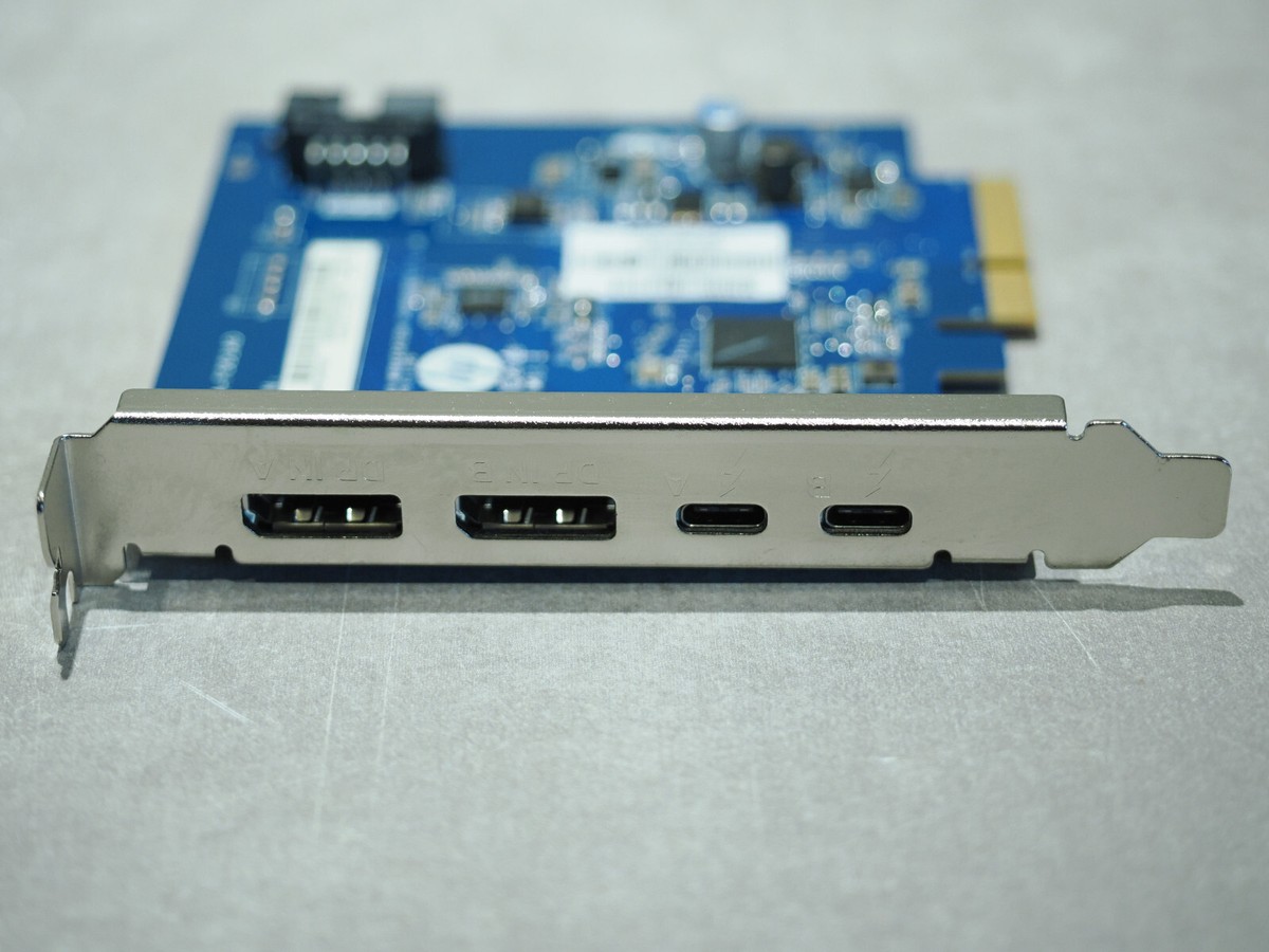HP Dual Port Thunderbolt 3 PCIe Card for Z4, Z6, and Z8 G4 HP Dual Port Thunderbolt 3 PCIe Card for Z4, Z6, and Z8 G4