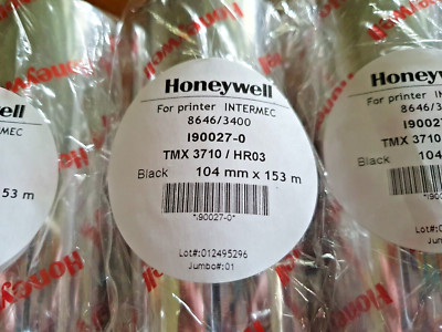 13 x Honeywell TMX 3710 / HR03 190027-0 Drucker Farbbänder INTERMEC 8646/3400.