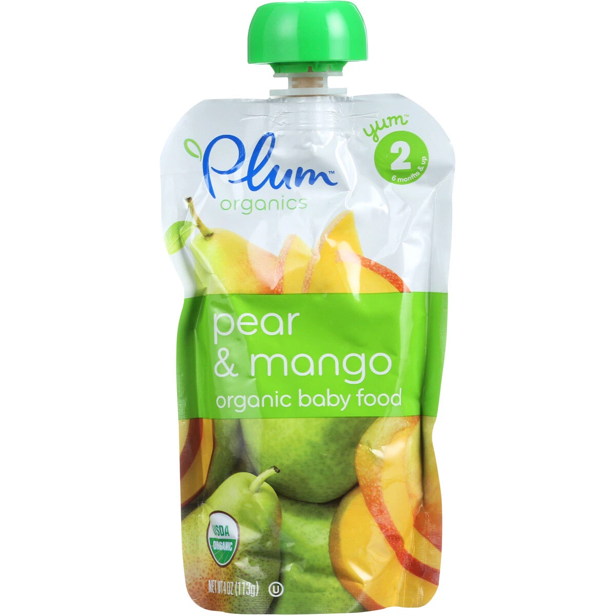 Plum Organics Baby Food Pear Mango 4 oz 6 Pack Bulk Case eBay