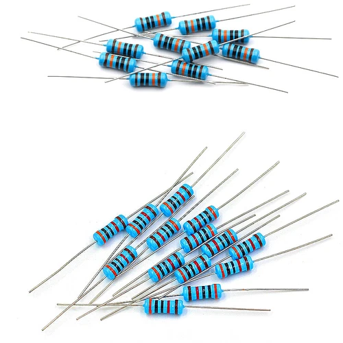 Widerstand 1W 0,1 Ohm - 100Ohm 1% Metallfilm Widerstände 5 und 10 Stück Auswahl