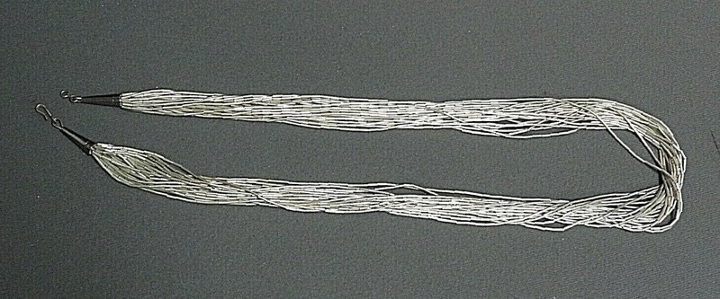 Liquid Silver 20 Strand Sterling Silver Necklace 26"