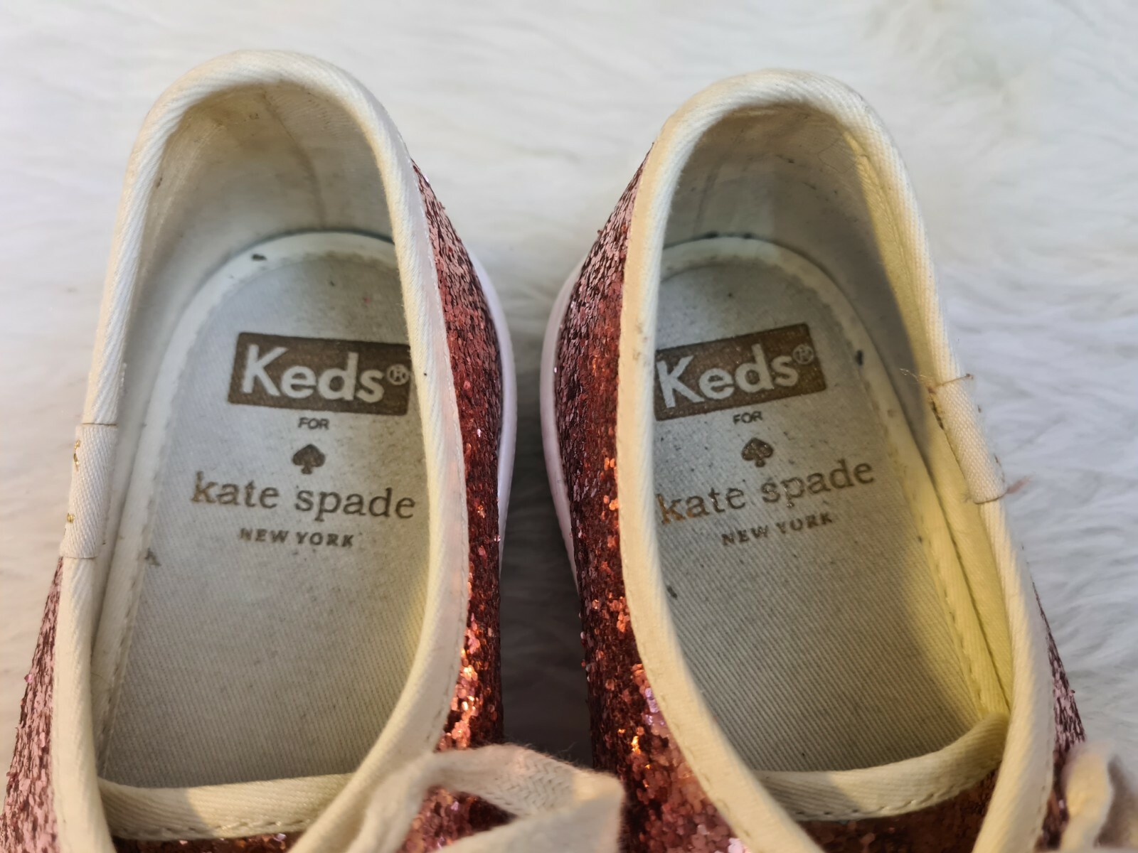KATE SPADE ROSE SPARKLE KEDS PINK SPARKLE Sneakers 6.5
