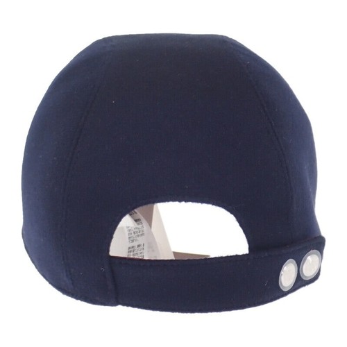HERMES Davis H. Sellier Cap Casquette Hat Cashmere Navy Size 58 Women's TGIS - Picture 4 of 10