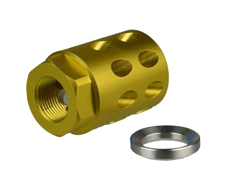 9/16''x24 TPI Muzzle Brake Compensator Aluminum 6082 T6
