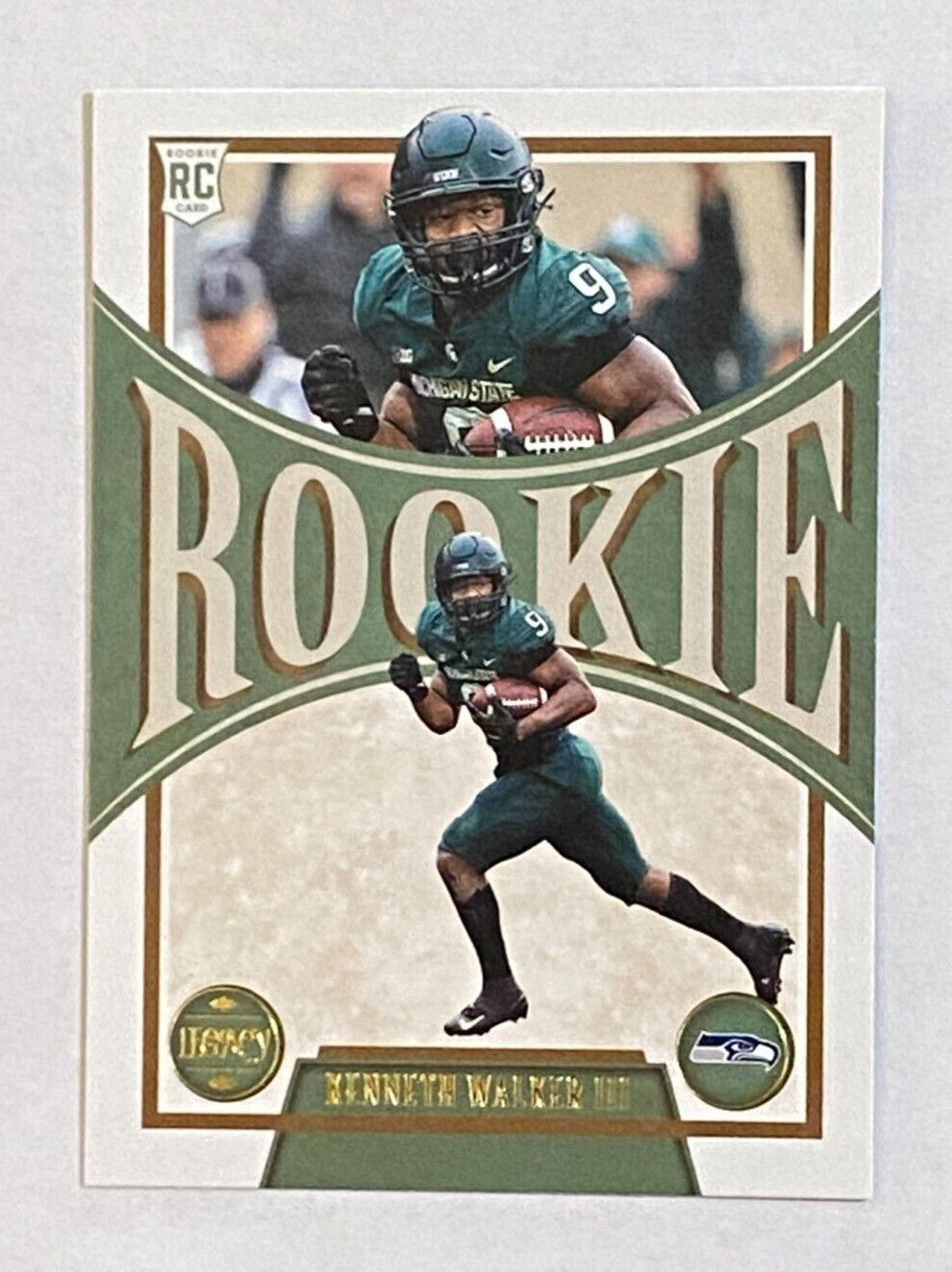 2022 Panini Legacy Rookie Card #158 Kenneth Walker lll Seattle Seahawks