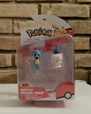 Pokemon Battle Figure 2 Pack Horsea + Litwick New Sealed Ghost Water