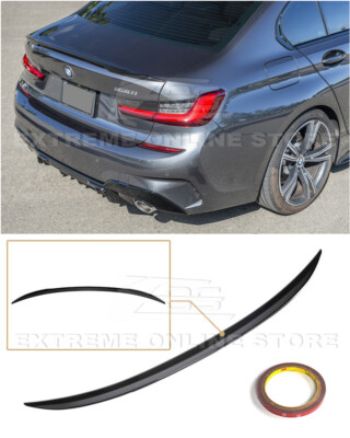 For 19-Up BMW G20 3-Series | M3 Performance GLOSSY BLACK Rear Trunk Wing Spoiler