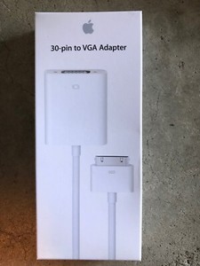 OEM Original Apple 30-Pin to VGA Adapter MC552ZM/B (10A4)