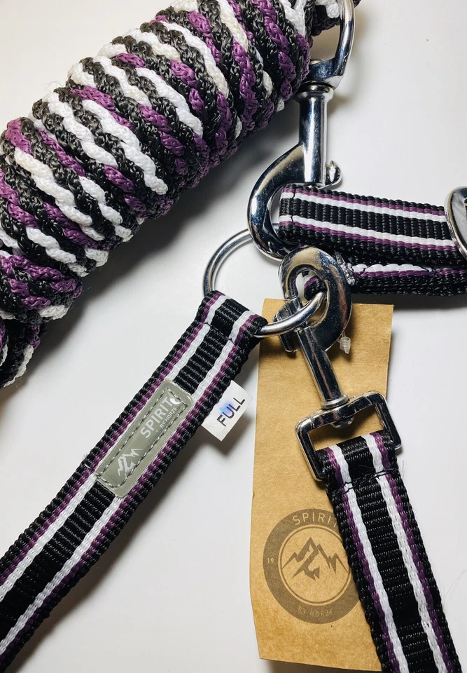 Horze Spirit Nylon Caballo Halter y Juego de Plomo Surtido Tamaños Multicolores Foto 3 de 4