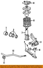 Toyota Oem 84-88 Tercel Front-upper Strut Bracket 4860916040 Toyota Oem 84-88 Tercel Front-upper Strut Bracket 4860916040