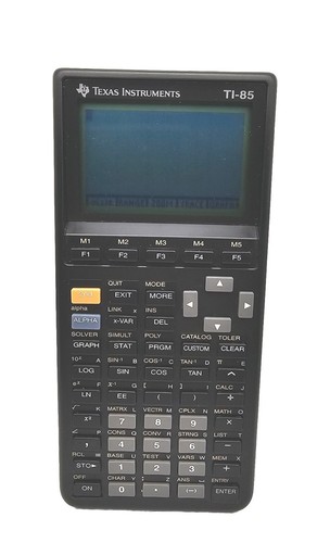 Vintage Texas Instruments TI-85 Graphing Calculator W/ Case - TESTED & WORKING - Picture 2 of 9