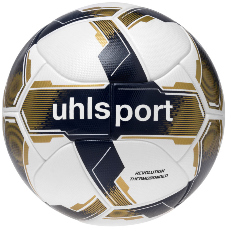 Футбольный мяч Uhlsport Fuball Revolution с термоскреплением weimarinegold Gre 5 17190₽