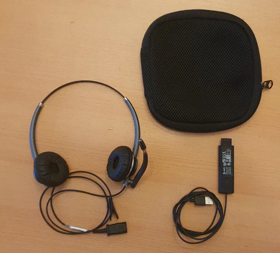 Plantronics EncorePro HW720 Headset with Poly DA70 USB Audio
