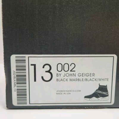 NEW John Geiger 002 Highs Black Marble Dead Stock DS Size 13  display picture 1