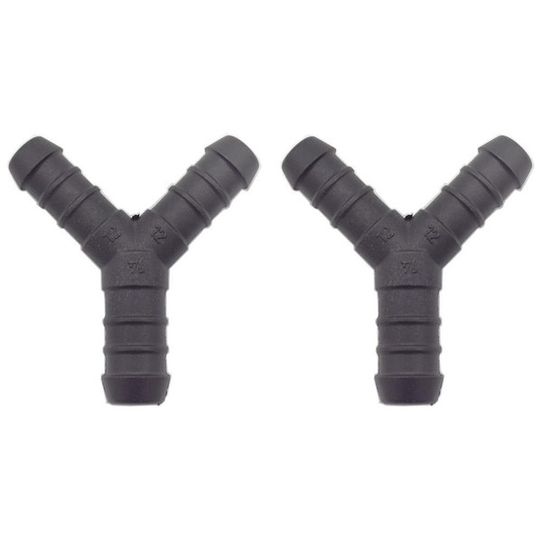2 X You.S Original Schlauchverbinder ZwischenstüCk RGV Ø 12X14X12 Mm - Y Form-image