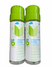  2 Babyganics Infant No-rinse Micellar Cleanser Fragrance Free 5oz