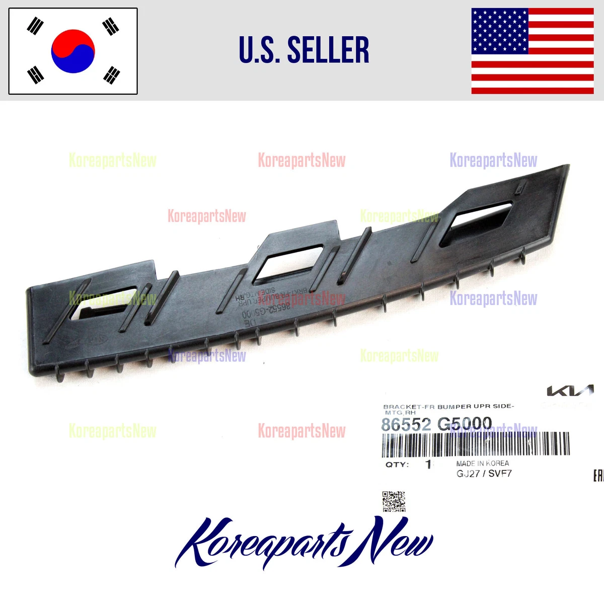 FRONT Bumper Bracket Retainer Right PASSENGR 86552G5000 ⭐OEM 