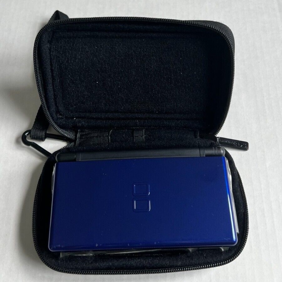 Nintendo DS Lite Handheld Console | Cobalt Blue & Black W/ Charger & Accessories