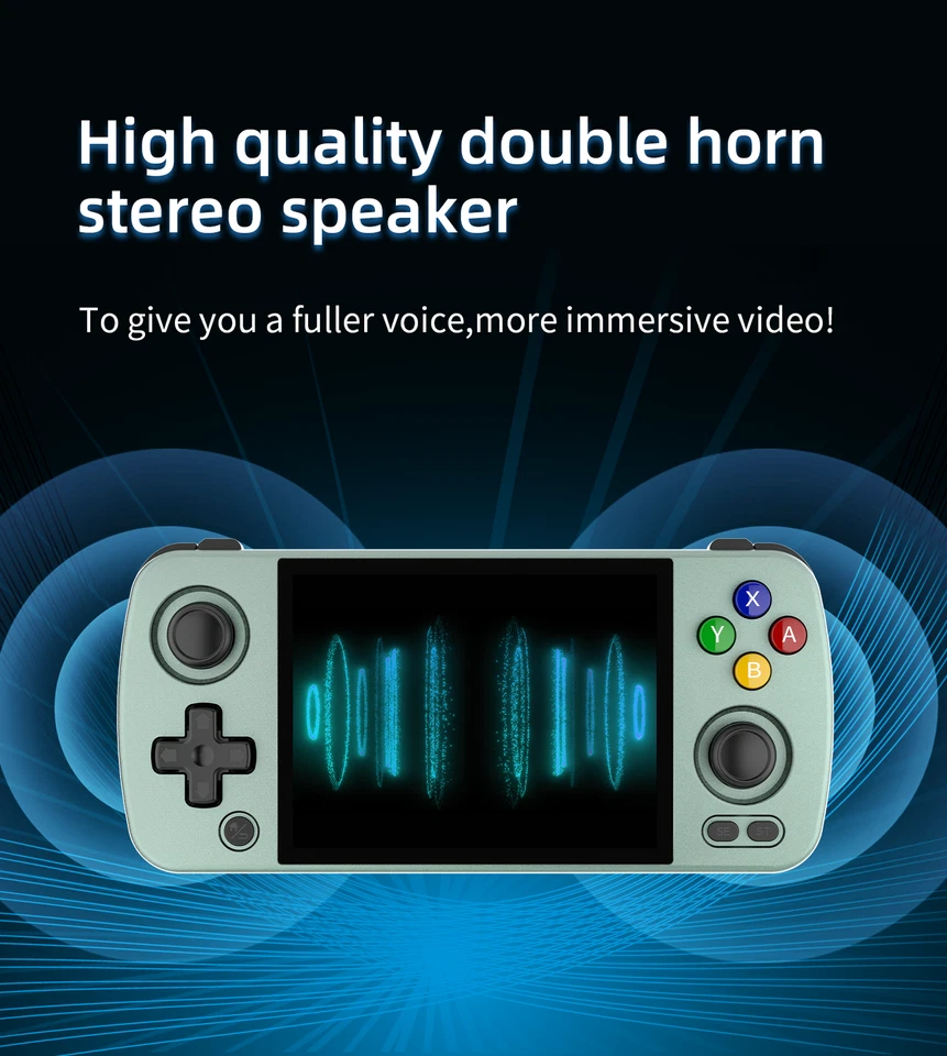 ANBERNIC RG405M Handheld Game Console 4'' IPS Touch Screen Android12 3000+ Games - Image 3 of 4