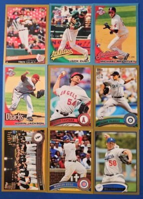 Multi-Year ( 09-2013, 2015 & 2018) Topps Numbered Baseball Card Lot of 15