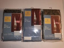 One Whole Home Morocco 84” Panel Curtains Blinds New Ships Fast D24 71245 033