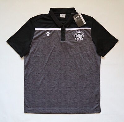 BNWT MOTHERWELL 2020/2021 TRAINING POLO SHIRT SOCCER JERSEY NEW MACRON MEN'S XL