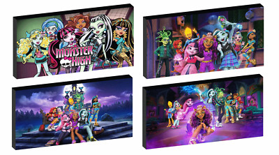MONSTER HIGH LEINWANDBILDER - 4 DESIGNS - SIE WÄHLEN
