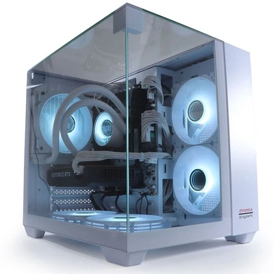 GAMING PC TRIORAMA 12 Kerner RTX 5060 64GB RAM 1TB SSD Wasserkühlung Weiß - Bild 1 von 4