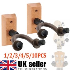 1/2/3/4/5/10Pcs Guitar Hanger Wall Mount Holder Rack Hook Hanging Brackets Bass