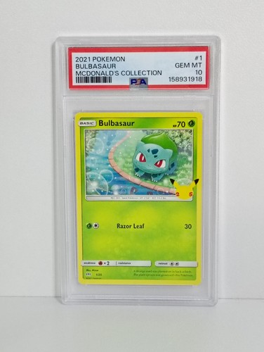 Bulbasaur graded PSA 10 for sale on eBay