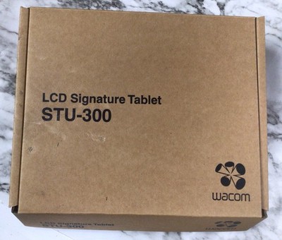 Wacom STU-300 / K USB LCD Signature Tablet Pad with Stylus Pen and USB Cable