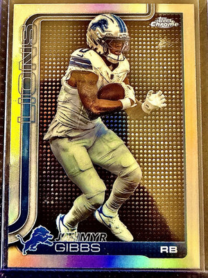 2025 Topps Chrome Lightboard Case Hit SSP #101 Jahmyr Gibbs Detroit Lions