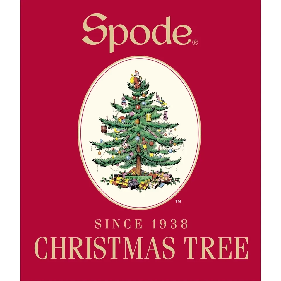 Spode Christmas Tree Gold Collection 4 Piece Place Setting 22 karat Gold Accent - Image 4 of 4