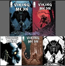 Viking Moon #1 Cover A B C D Variant Set or 1:25 Options Image Presale 9/24