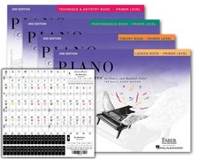 Piano Adventures Primer Level 2nd Edition Bundle Set By Nancy Faber - Lesson, Th