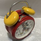 Vintage Disney Mickey Mouse Red Alarm Clock Made in Germany — photo 3