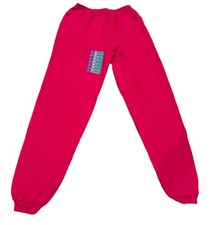 NEW Vintage 1992 Hanes Her Way Sweatpants Hot Pink Large Deadstock 90s