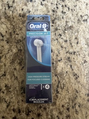 Oral-B Precision Jet Replacement Nozzles -Pack Of 4 NEW