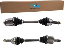 TRQ Front CV Axle Shaft Assembly Set Driver & Passenger Side Compatible with