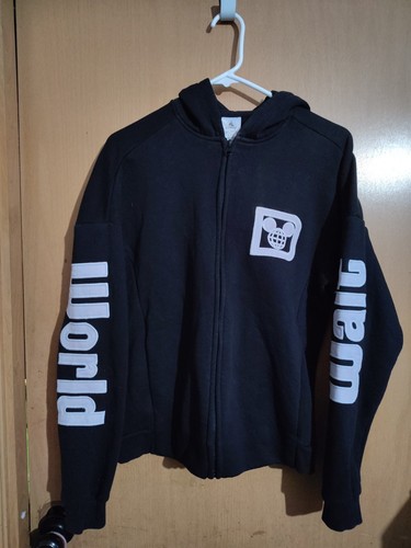 Walt Disney World Castillo Mickey Sudadera con Capucha con Cremallera Talla Pequeña NEGRA Parque Unisex ¡USADA EN EXCELENTE ESTADO!! - Imagen 1 de 8