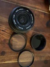Vivitar MC 28mm f/2.5 Wide Angle Manual Focus Lens Vivitar Mount 49mm  Nikon F