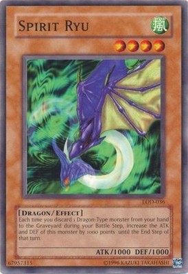Spirit Ryu - LOD-036 - Common - Unlimited Edition - Moderately Played