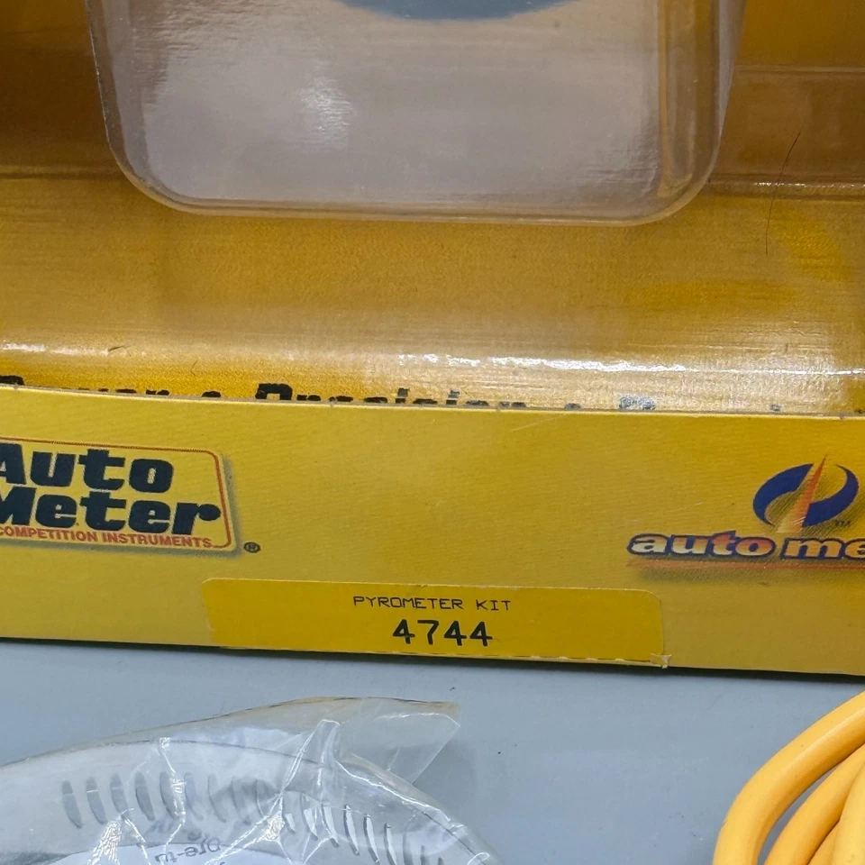 *LEER* AutoMeter 4744 Pirómetro de Fibra de Carbono Calibre EGT 2-1/16" Barrido Completo Foto 3 de 4
