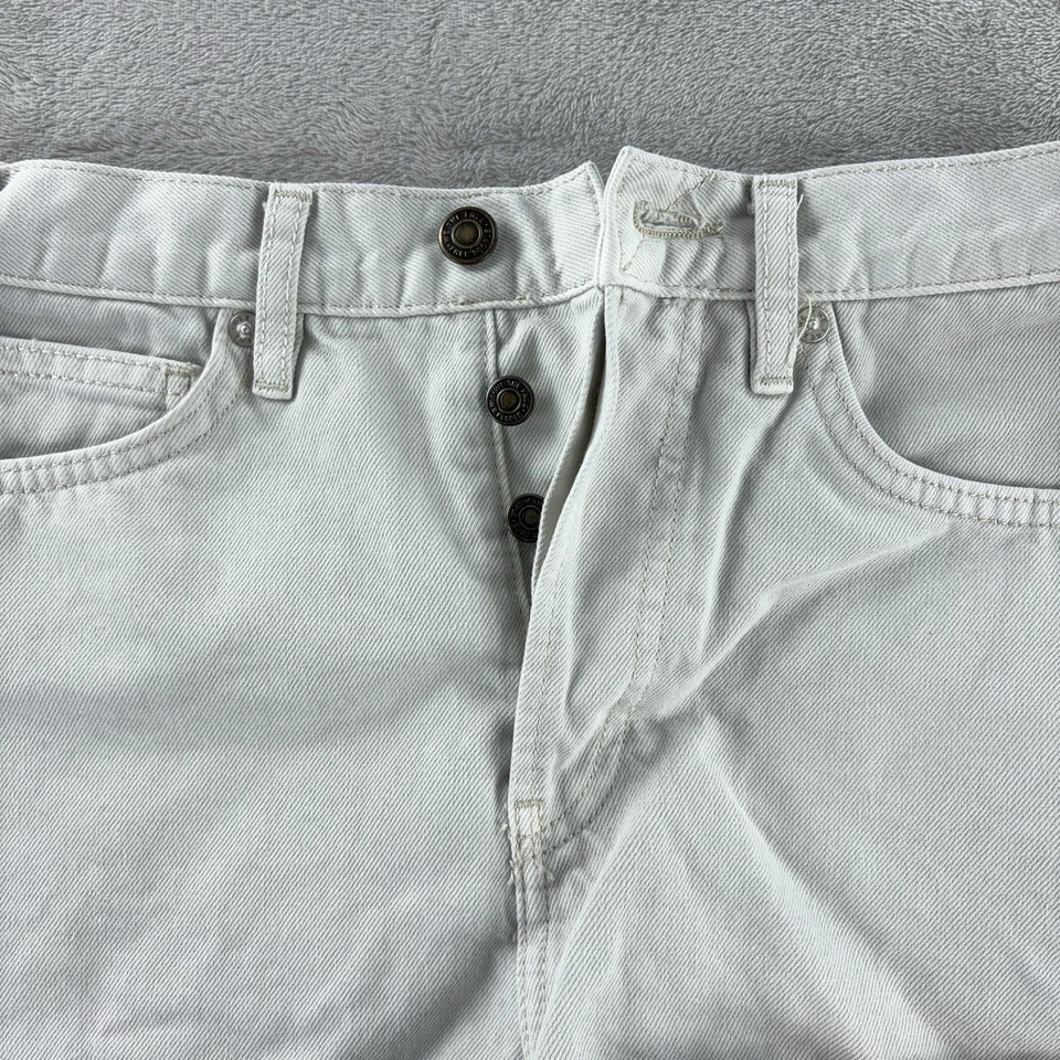 We The Free Shorts Womens Size 26 White Denim Frayed Cutoff Casual - Image 3 of 4
