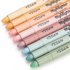 YISAN Bible Highlighter, Dry Highlighter,No 1 Count Pack of 8 , Pastel