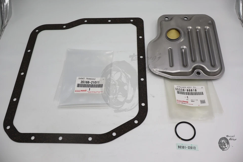 Juego de juntas tóricas de filtro de transmisión AT 35330-08010 OEM Toyota Lexus genuino Foto 2 de 4