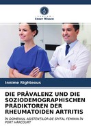 Innime Righteous | DIE PrÄValenz UND DIE Soziodemographischen PrÄDiktoren Der...