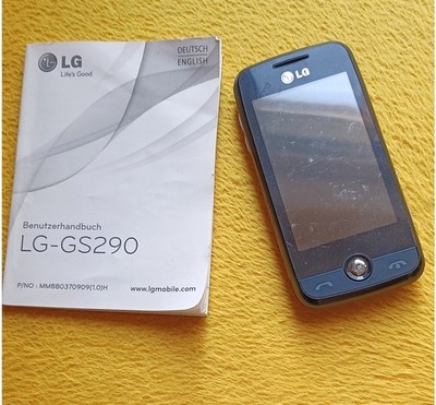 LG Handy GS 290   gebraucht defekt alt  für Bastler als Ersatzeillager