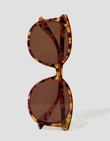 Monsoon Oversized Round Preppy Tort Sunglasses (Brand  New With Tag And Pouch)