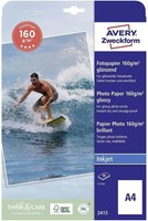 Avery Zweckform Art. 2415 Everyday Inkjet Fotopapier (50 Blatt, 160 G/M², Din A4